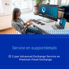Dell S2725DS 27" QHD (2560x1440) Monitor, 100Hz, IPS, 4ms, 99% sRGB, Hoogteverstelling, Ingebouwde Luidsprekers, DisplayPort, 2x HDMI, 3 Jaar Garantie, Wit