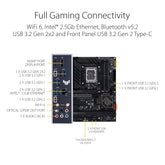 ASUS TUF Z790 PLUS - Intel LGA 1700 ATX VRM 20+1-fasig moederbord, DDR5, vijf M.2-sleuven, PCIe 5.0, Thunderbolt 4 USB Type-C-poort, Wi-Fi 6E, AI-overclocking en Aura Sync RGB