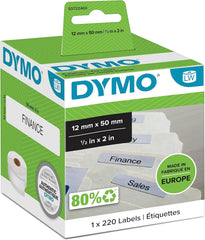 DYMO 99017 LabelWriter Hangmap Etiketten - 12 x 50 mm - 220 stuks (S0722460)