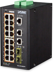 Planet IGS-20160HPT Industriële Managed Gigabit PoE+ Switch
