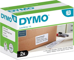 DYMO LabelWriter Verzendlabels 102 x 59 mm - Hoge Capaciteit (2 Rollen / 1150 Stuks)