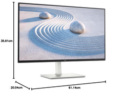Dell S2725DS 27" QHD (2560x1440) Monitor, 100Hz, IPS, 4ms, 99% sRGB, Hoogteverstelling, Ingebouwde Luidsprekers, DisplayPort, 2x HDMI, 3 Jaar Garantie, Wit