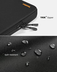 tomtoc 360° Laptop Sleeve Hoes voor 14 inch MacBook Pro M4/M3/M2/M1 Pro/Max A3401 A3185 A3112 A2992 A2918 2024-2021, all-round bescherming, schokbestendig, waterafstotende laptoptas met accessoirevak