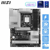 MSI PRO Z890-A WIFI-moederbord, ATX - Ondersteunt Intel Core Ultra-processors (serie 2), LGA 1851-90A SPS VRM, DDR5-geheugenboost (9066+ MT/s OC), PCIe 5.0 x16 & 4.0 x16, M.2 Gen5, Wi-Fi 7, 5G LAN