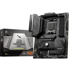 MSI 7D75-001R MPG B650 Tomahawk WiFi Micro ATX Motherboard - Supports AMD Ryzen 7000 CPUs, AM5-12 Duet Rail 80A VRM, DDR5 Memory Boost 6400+MHz/OC, 2 x PCIe 4.0 x 16, 2 x M. 2 Gen4, wi-fi 6 E