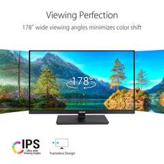 ASUS VA27EQSB PC-monitor 27 inch FHD – IPS-paneel – 16:9 – 75 Hz – 1920 x 1080 – 300 cd/m² – displaypoort, HDMI, VGA en 2 x USB – Eye Care-technologie – luidsprekers – hoogteverstelling en rotatie