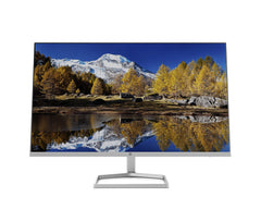 HP M27fq Monitor - 27 inch scherm, QHD-display, 75 Hz, 5 ms reactietijd, VGA, 2 x HDMI, displayport, zilver/zwart