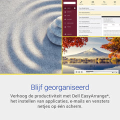 Dell S2725H 27" Full HD (1920x1080) Monitor, 100Hz, IPS, 4ms, 99% sRGB, Ingebouwde Luidsprekers, Ultradunne Bezel, 2x HDMI, 3 Jaar Garantie, Wit