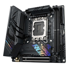 ASUS ROG STRIX B760-I GAMING WIFI Motherboard Socket Intel LGA 1700 (Intel B760, Mini ITX, DDR5 memory, WiFi 6E, PCIe 5.0, 2x PCIe 4.0 M.2, Aura Sync)