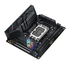 ASUS ROG STRIX B760-I GAMING WIFI Motherboard Socket Intel LGA 1700 (Intel B760, Mini ITX, DDR5 memory, WiFi 6E, PCIe 5.0, 2x PCIe 4.0 M.2, Aura Sync)