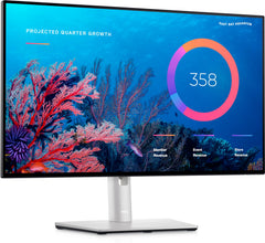 Dell U2422HE UltraSharp USB-C 24" Full HD (1920x1080) Monitor, 60Hz, IPS, 5ms, 100% sRGB, 3x USB-C, 2x DisplayPort, HDMI, 4x USB, RJ45, 3 Jaar Garantie, Zilver