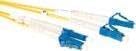 ACT RL9920 LC naar LC Duplex OS1 Singlemode Glasvezelkabel - 20 meter