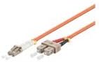 Microconnect 1m LC-SC UPC LSZH glasvezelkabel OM2 oranje