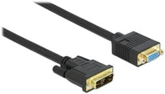 DeLOCK DVI 12+5 Mannelijk naar VGA Vrouwelijk Adapterkabel - 3 meter