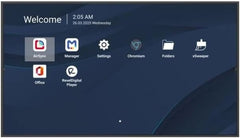 Viewsonic CDE8614-2C visualizzatore di messaggi Pannello piatto per segnaletica digitale 2,18 m [86] LCD Wi-Fi 500 cd/m? 4K Ultra HD Nero Processore integrato Android 14 24/7 (CDE8614-2C, 86, ProAV -