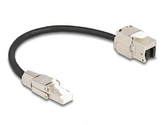 DeLOCK 87203 Cat6a S/FTP Platte Netwerkkabel - 0,25 meter