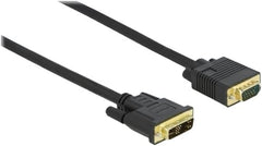 DeLOCK DVI-I (12+5) naar VGA Kabel - M/M - 3 meter