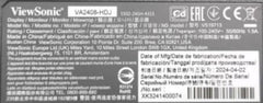 ViewSonic VA2408-HDJ 24" IPS Full HD 100Hz Ergonomische Monitor