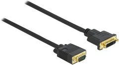 DeLOCK 86757 DVI-I 24+5 Female naar VGA Male Kabel - 2m