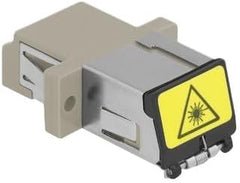 Delock 86899 Glasvezel Koppeling LC Duplex naar LC Duplex Multimode - Beige