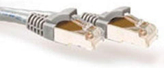 ACT FB3015 Cat6A S/FTP Snagless Patchkabel - 15 Meter - Grijs