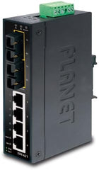 Planet Industriële Switch - 4x Fast Ethernet & 2x Gigabit Combo - IP30
