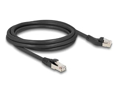 DeLOCK 80753 netwerkkabel Zwart 2 m Cat8.1 S/FTP (S-STP)