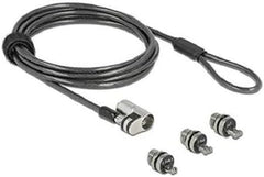 DeLOCK Navilock Notebook Zekeringskabel - 3-in-1 Slot voor Kensington, Noble & Nano