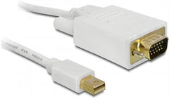 Delock DisplayPort-kabel (mini stekker - VGA 15-polige stekker, 3m)