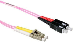 ACT RL8710 Glasvezelkabel LC-SC Duplex Multimode OM4 50/125 - 10 meter