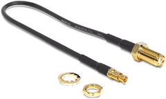 DeLOCK 88484 HF Antennekabel - SMA Inbouw naar TS-9 Stekker - 20 cm