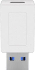 MicroConnect USB 3.0 Type-A naar USB-C Adapter - Mannelijk naar Vrouwelijk - Wit