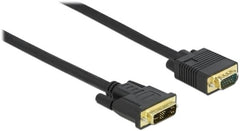 DeLOCK DVI-I (12+5) naar VGA Kabel - M/M - 5 meter