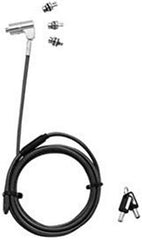Dicota D31700 Universeel Kabelslot met 3 Verwisselbare Koppen - 2 Meter