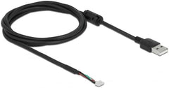 DeLOCK 96001 Module Aansluitkabel - USB 2.0 Type-A naar 4-Pin - 1,5m