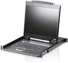 ATEN Slideaway CL3000N-ATA-2XK06A1G Console, 19 LED PS/2-USB Console US Keyboard Layout)