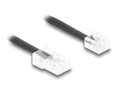 DeLOCK 88479 Telefoonkabel - RJ11 naar RJ11 - 2 meter - Zwart