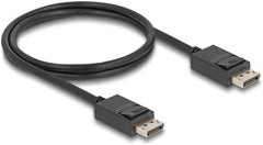 DeLOCK DisplayPort 2.1 Coaxiale Kabel - 16K 60Hz - 80 Gbps - 1 meter