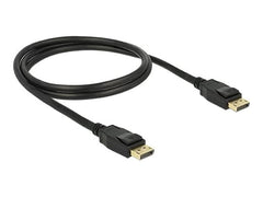 Displaypoort kabel Delock DP -> DP ST/1.00m zwart 4K