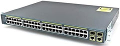 Cisco Catalyst 2960-Plus 48PST-S Managed Switch (48x PoE, 2x Gigabit, 2x SFP, 370W)