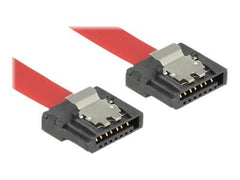 Delock Kabel SATA Flexi 6 Gb/s 20 cm rood metaal