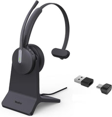 Yealink BH70 Mono Bluetooth Headset met Oplaadstandaard - Teams USB-C/A