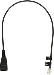 Jabra QD naar RJ10 Headset Aansluitkabel - 0.5m Glad