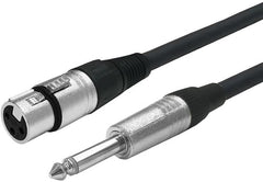 VivoLink XLR Vrouwelijk naar 6.35mm Mono Jack Audiokabel - 6 meter