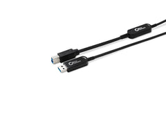 MicroConnect MC-USB3.0AB25OP Premium Optische USB 3.0 Kabel - USB-A naar USB-B - 25m