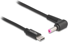DeLOCK USB-C naar HP 4,8 x 1,7 mm Laptop Oplaadkabel - 87973