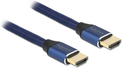DeLOCK Ultra High Speed HDMI 2.1 Kabel - 8K 60Hz - 48 Gbps - 1 meter - Blauw