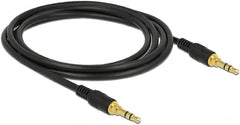 DeLOCK 3.5 mm Jack Audiokabel - Male naar Male - 2 Meter - Zwart