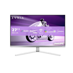 Philips Evnia 27M2N8500 - Gaming Monitor QHD OLED 27 inch, 360 Hz, 0,03 ms, HDR400, FreeSync. Prem., G-Sync compositie. (2560x1440, 2x HDMI 2.1, 1x DP 1.4, USB-hub) wit