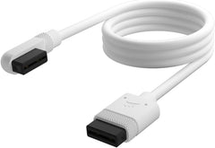 Corsair iCUE LINK Slim Kabel - 600mm Recht naar Slim 90° - Wit